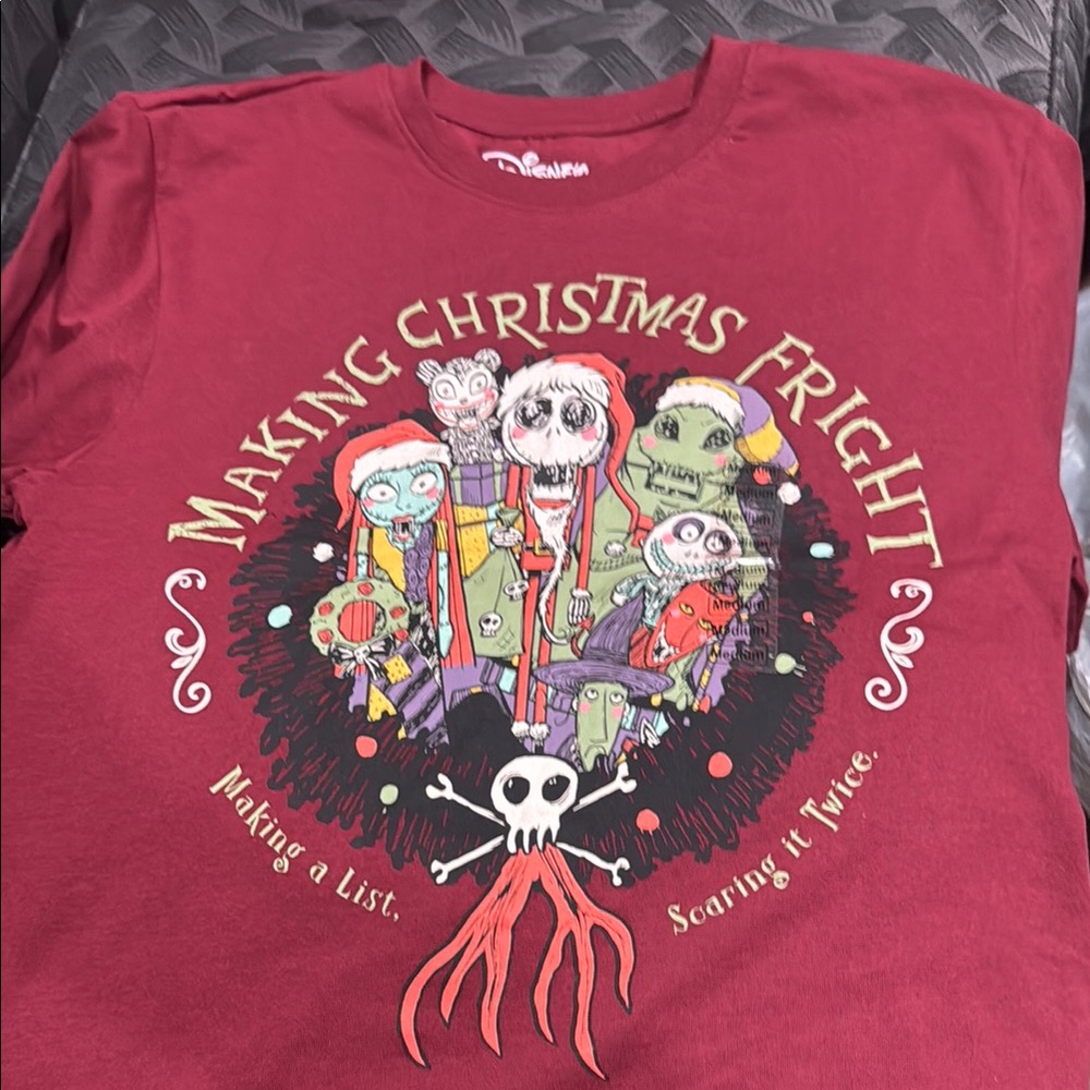 Disney Red Christmas Fright T-Shirt